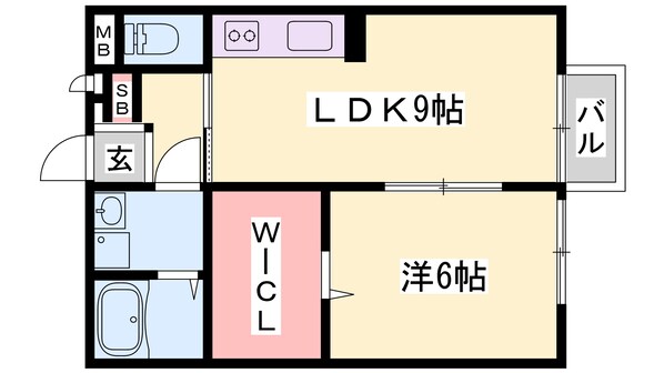 宝殿駅 徒歩10分 2階の物件間取画像